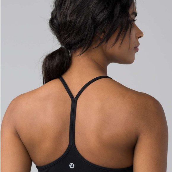 LULULEMON 🍋 Power Pose Tank Sz. 4 - Black / Light A/B Cups - Picture 2 of 10